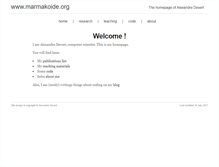 Tablet Screenshot of marmakoide.org